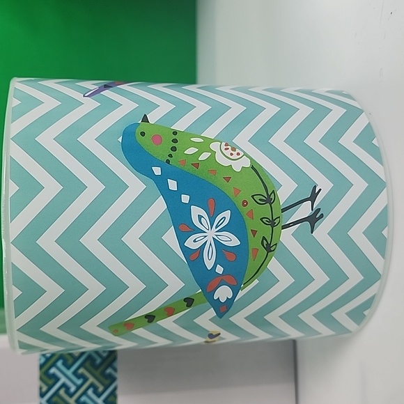 NWT, Scentsy Chevrons and Songbirds Sleeve and Dish with ring.#40592 - Picture 10 of 16